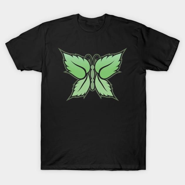 Mint Butterfly T-Shirt by sifis